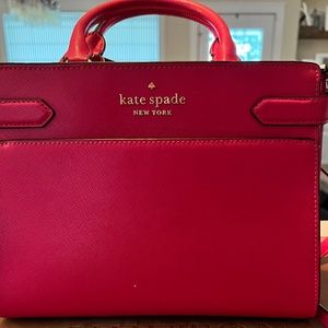 Kate Spade Staci medium satchel,  pomegranate